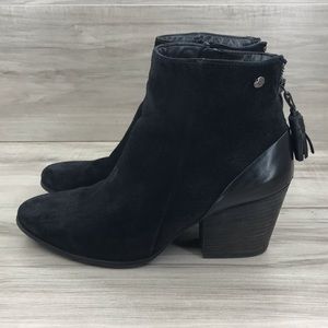 Paul Green black suede ankle boots size 8US/5.5UK